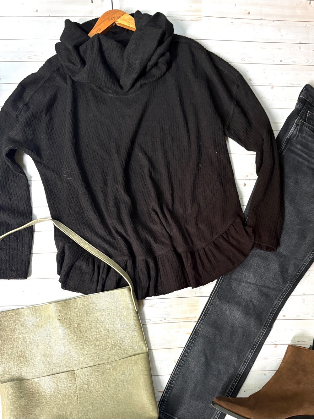 Maeve x. Anthro cowl neck sweater tee